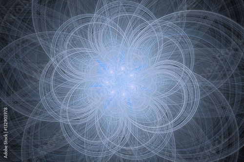 Abstract fractal mandala