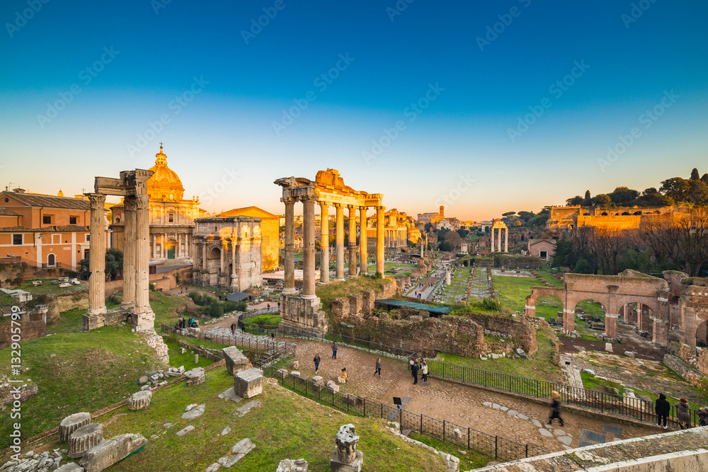 ancient ruins of the Roman Forum