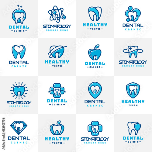 vector dental icon.