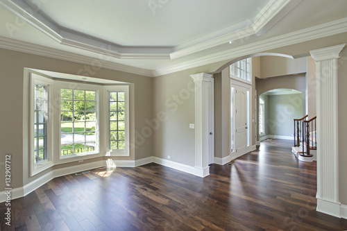 Dining room with foyer view