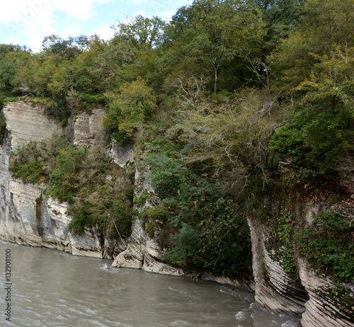 View Ahshtyrskaya Canyon - a place of recreation for residents a photo