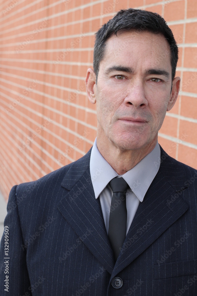 Portrait of a good looking man