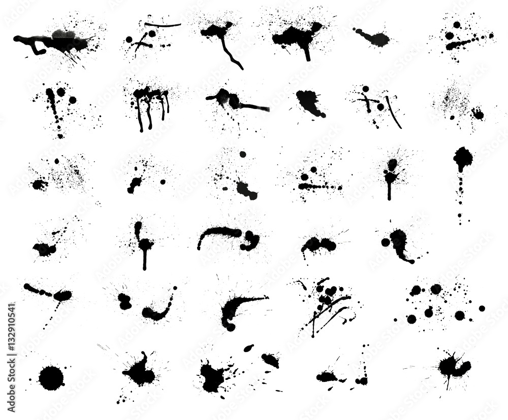 Big set watercolor brushes. Big set watercolor brushes.