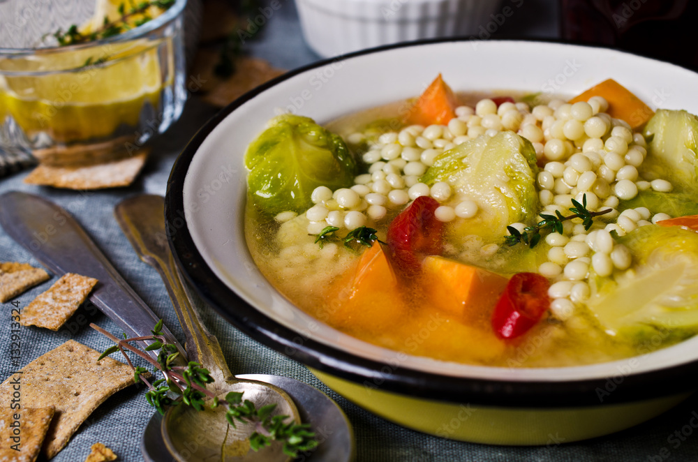 Soup with vegetables