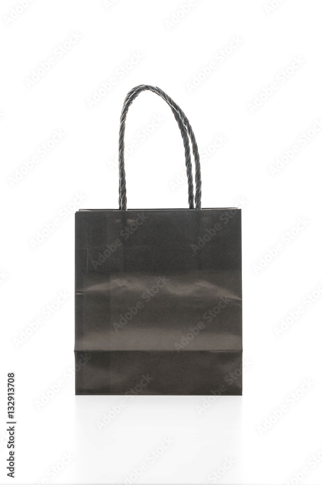 beautiful paper bag on white beautiful paper bag on white