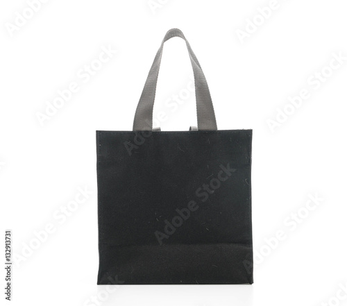 beautiful paper bag on white