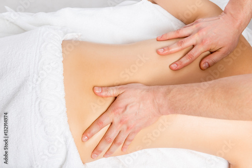 stroking and stretching the classic back massage