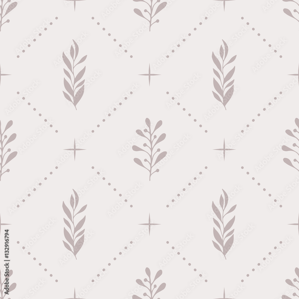 Obraz premium Vector seamless floral pattern