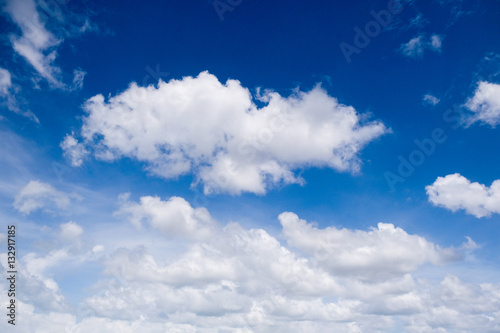 Fototapeta Naklejka Na Ścianę i Meble -  blue sky  and clouds in nature for background