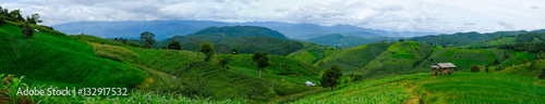 Beautiful rice terraces at Ban Pa Pong Pieng, Mae chaem, Chaing