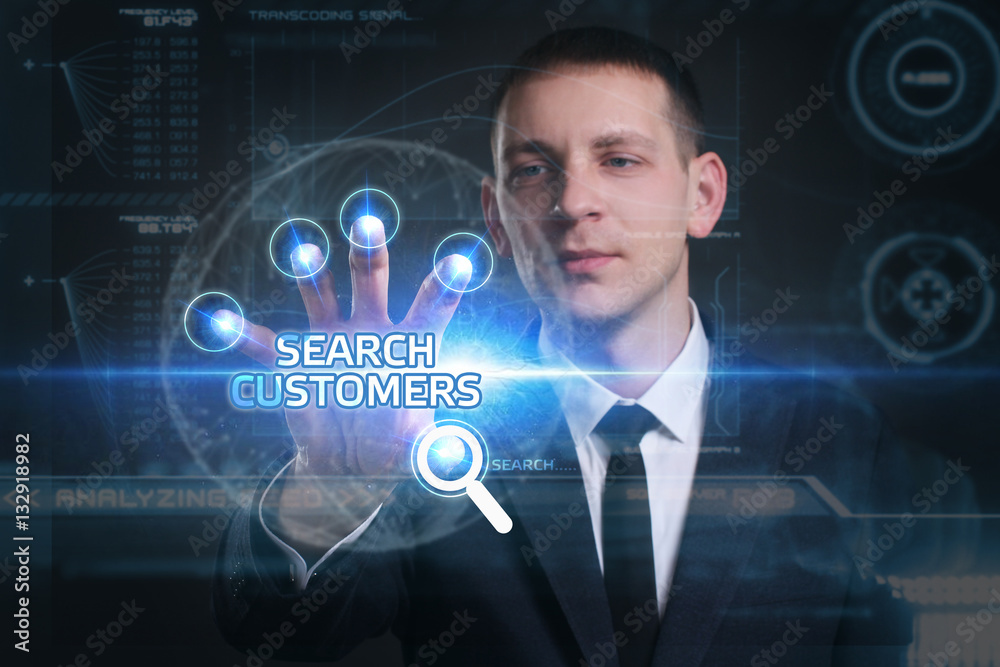 Business, Technology, Internet and network concept. Young busine Business, Technology, Internet and network concept. Young busine