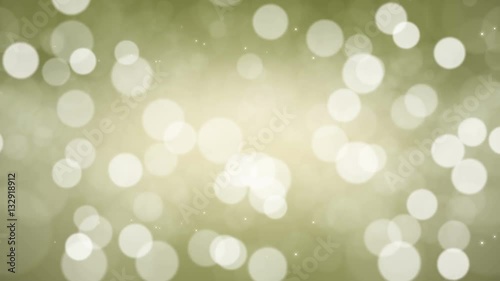 Wallpaper Mural Abstract green bokeh background. Moving lights particles. Computer generated seamless loop. Torontodigital.ca