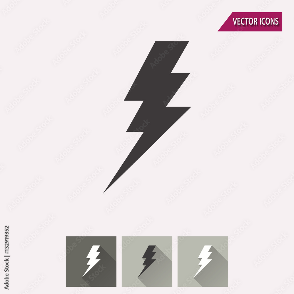 Bolt - vector icon.