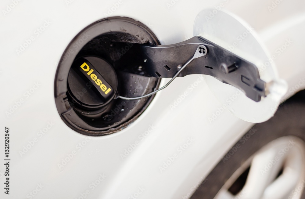 Obraz premium Diesel fuel cap