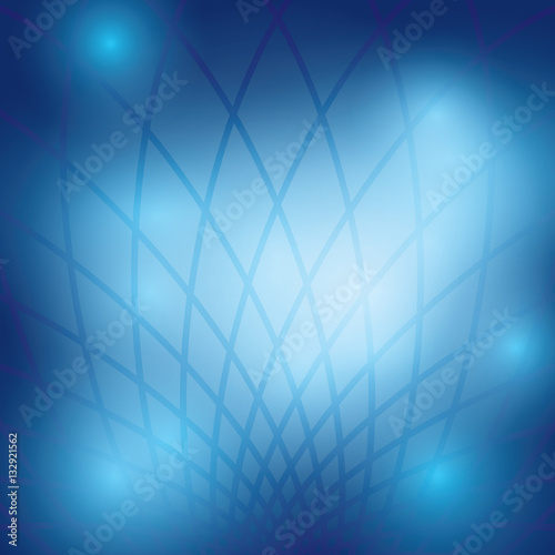 dark blue abstract background with grid - vector abstraction