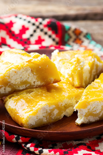 Vertuta with cheese. photo