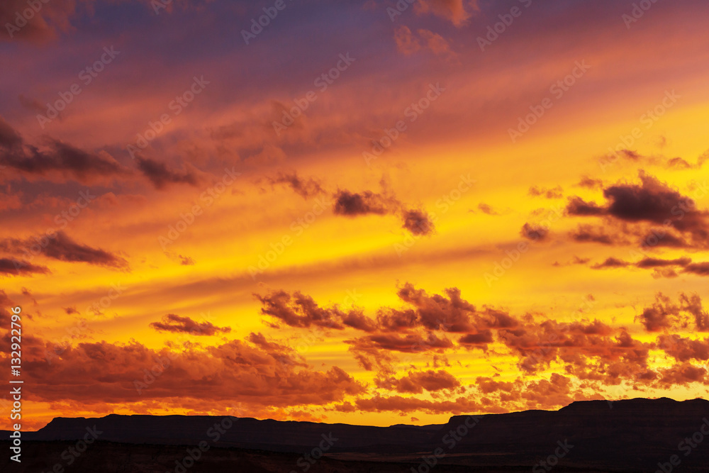 Fototapeta premium Sunset background