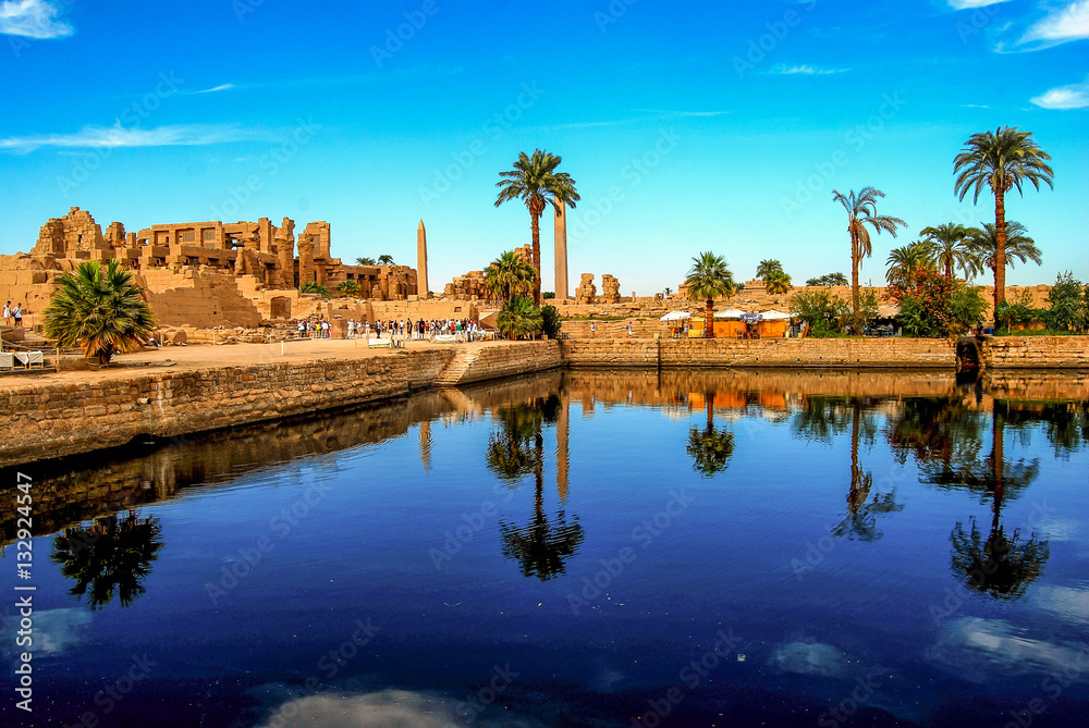 Obraz premium Karnak Tempel w Luksorze