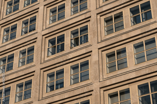 windows on building facade , house exterior