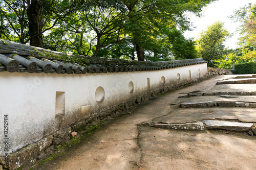 Traditional Japanese castle in Bitchu Matsuyama photo