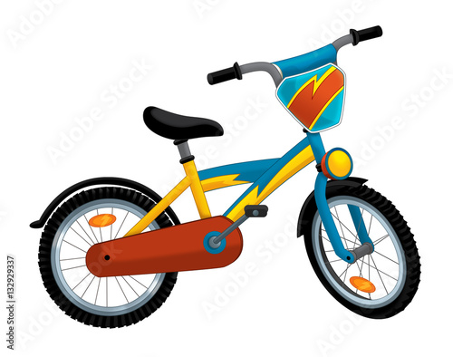 Cartoon bicycle - illustration for children
