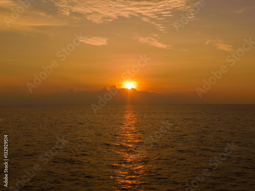 sunset from the sea © eimiey