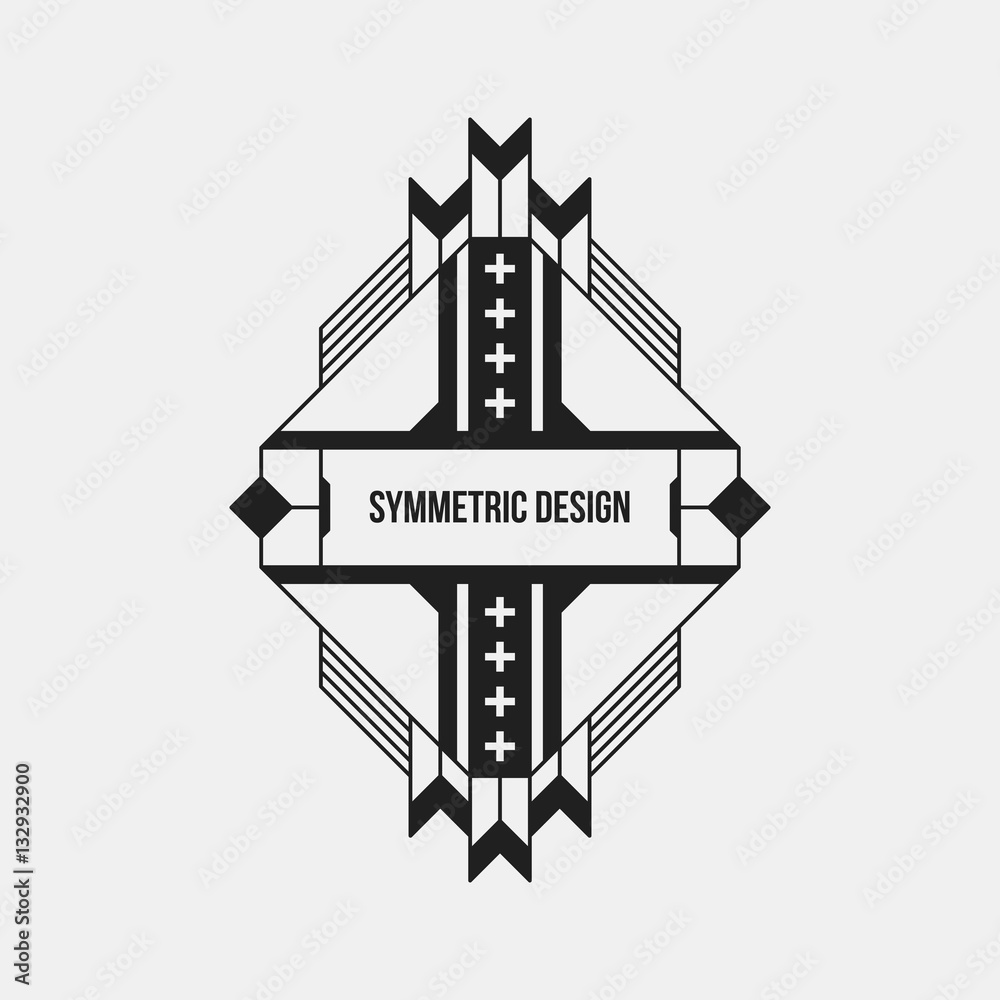 Futuristic design element on white background. Black and white colors. Useful as poster or print. Futuristic design element on white background. Black and white colors. Useful as poster or print.