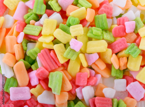 close up colorful candy