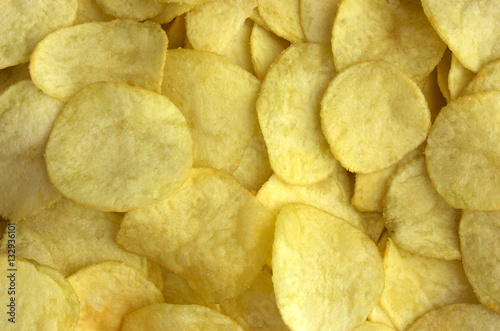 chips top view