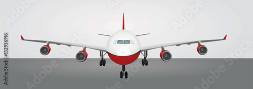 Airplane vector