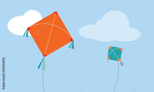 kites vector graphics
