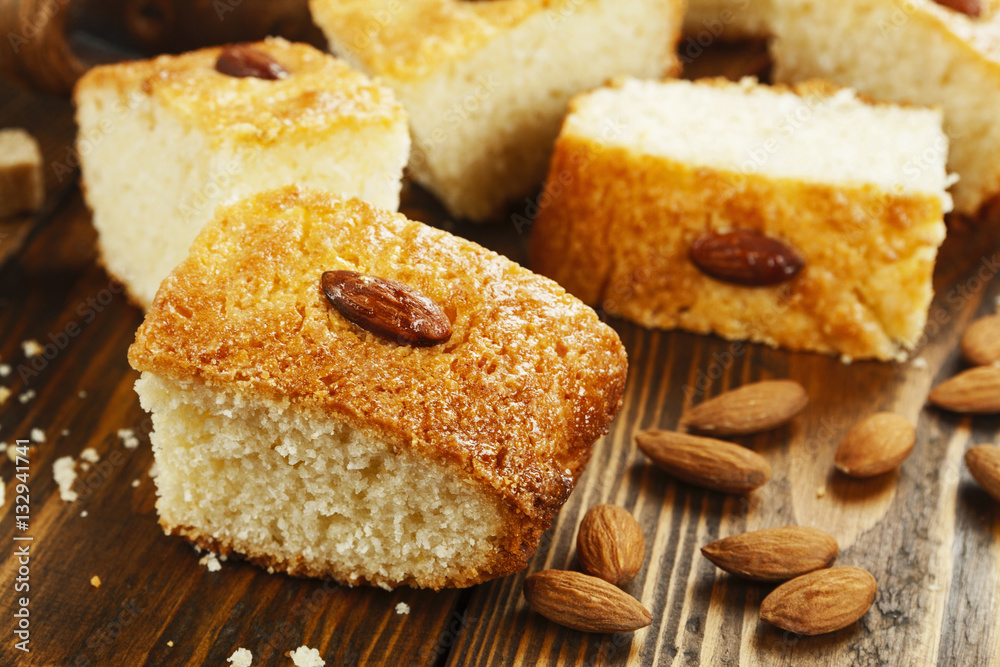 Semolina pie with coconut Semolina pie with coconut