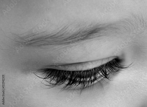 Beautiful long black Eyelashes