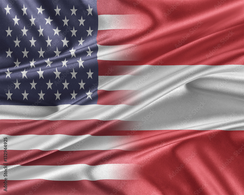 Obraz premium USA and Austria