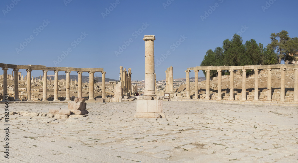 Roman Forum of Jerash, Jordan