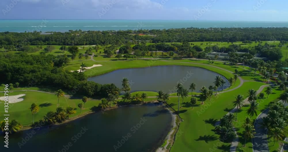 Aerial drone video of the Crandon Golf at Key Biscayne Aerial drone video of the Crandon Golf at Key Biscayne
