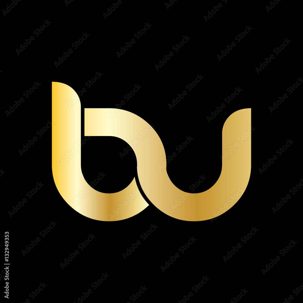 Initial Letter BU Rounded Lowercase Logo Initial Letter BU Rounded Lowercase Logo