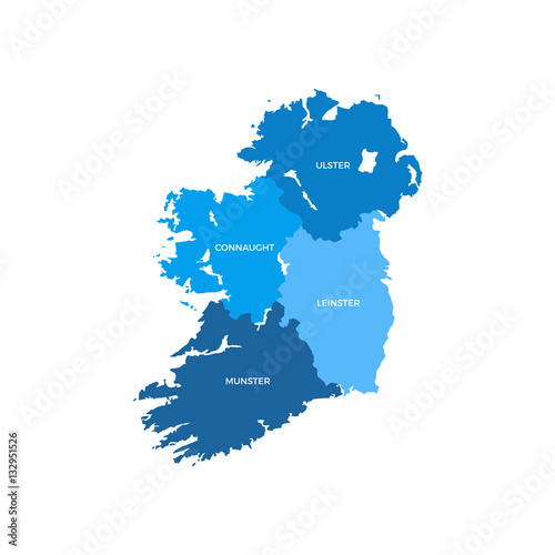Ireland Regions Map