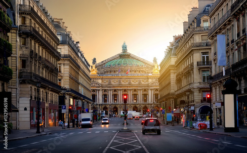 Obraz na płótnie Grand Opera in Paris w salonie