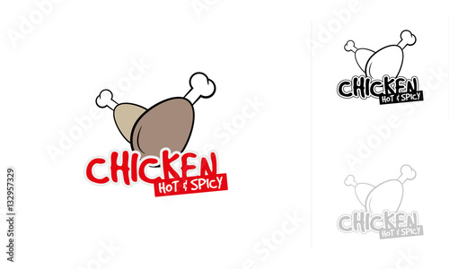 Chicken Hot and Spicy - moderna logo design