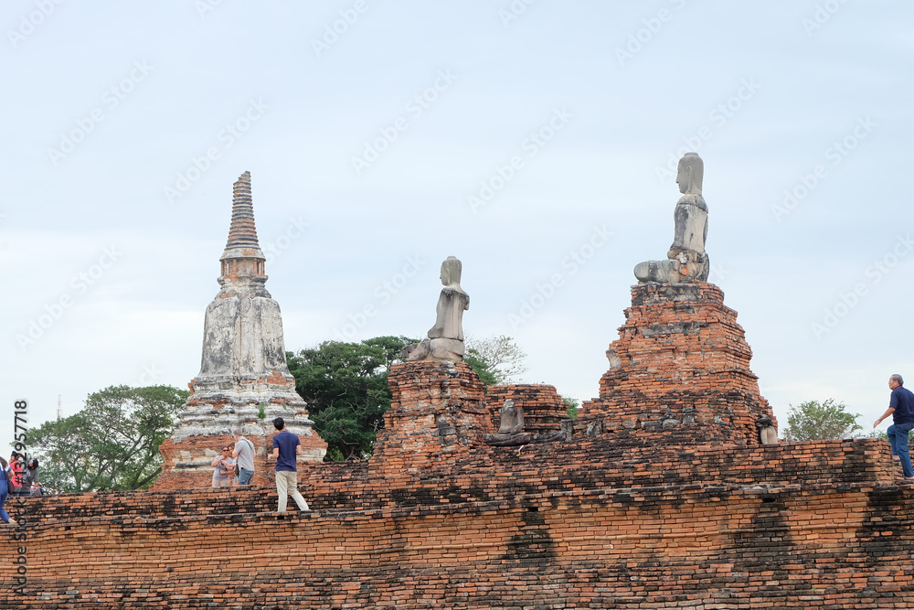 old temple in Ayutthaya 