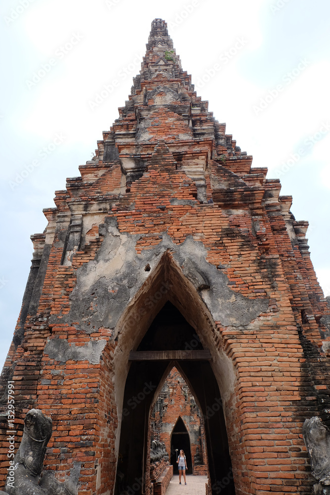 old temple in Ayutthaya 