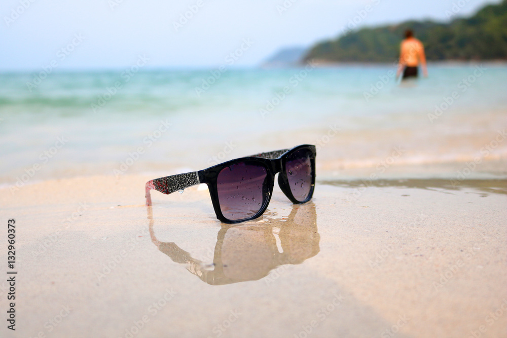 Sunglasses on the Beach 