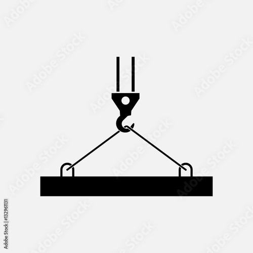 pictograph crane hook