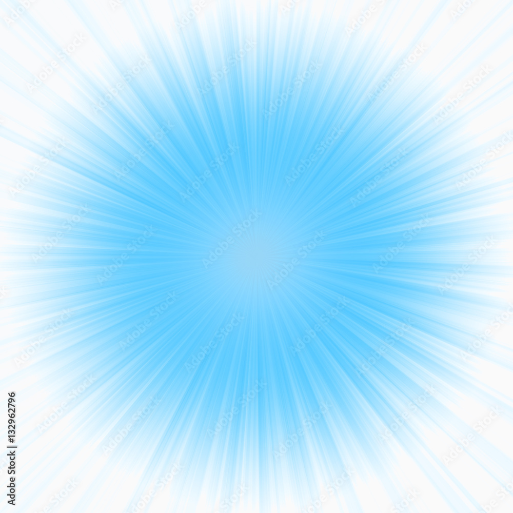Blue radiant rays star background frame with copy space for the text. Abstract blue starburst design template. Blue radiant rays star background frame with copy space for the text. Abstract blue starburst design template.