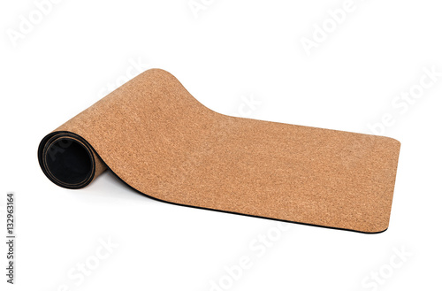 Yoga Cork Mat Premium Non slip Eco Friendly photo