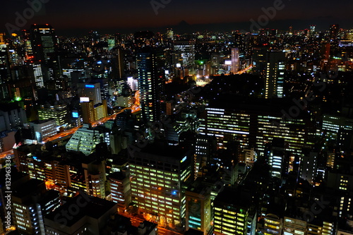 Wallpaper Mural 東京の街並,夜景 Torontodigital.ca