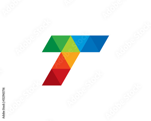 Initial Letter T Creative Color Triangle Logo Design Element Free Download Initial Letter T Creative Color Triangle Logo Design Element - GFXLoad