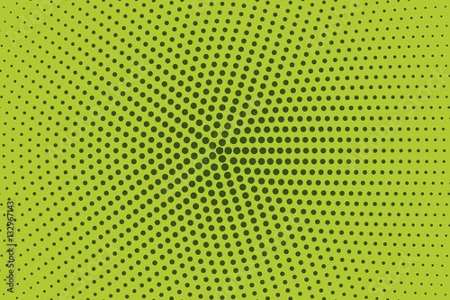 Abstract creative concept vector comic pop art style blank, layout template with clouds beams and isolated dots pattern on background. For sale banner, empty bubble, illustration halftone book design