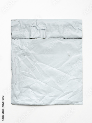 plastic envelope isolated